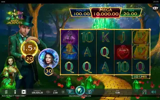 Book of Oz Magic 5 POWER COMBO – Winning spin