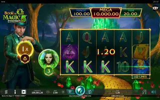 Book of Oz Magic 5 POWER COMBO – Winning spin