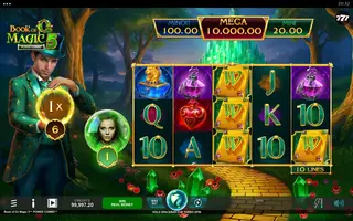 Book of Oz Magic 5 POWER COMBO – Feature in play