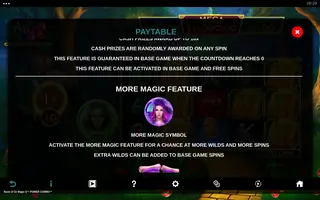 Book of Oz Magic 5 POWER COMBO – Game rules