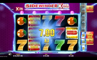 Sidewinder Xtra Power – Feature in play