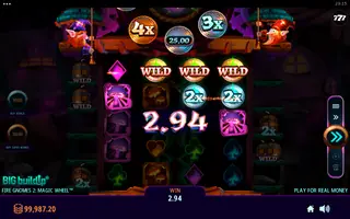 Fire Gnomes 2: Magic Wheel – Winning spin