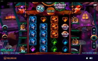 Fire Gnomes 2: Magic Wheel – Feature in play