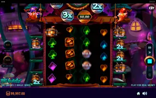 Fire Gnomes 2: Magic Wheel – Feature in play