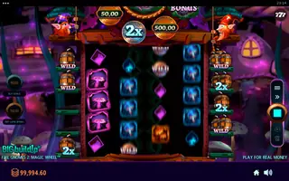 Fire Gnomes 2: Magic Wheel – Feature in play