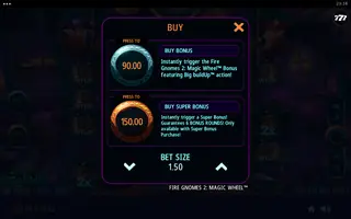 Fire Gnomes 2: Magic Wheel – Bonus buy