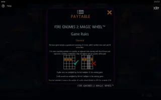 Fire Gnomes 2: Magic Wheel – Game rules