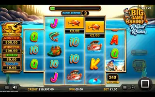 Big Game Fishing Rapid Riches – Feature in play