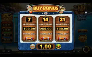 Big Game Fishing Rapid Riches – Bonus buy
