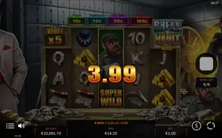 Break the Vault MultiBoost – Winning spin