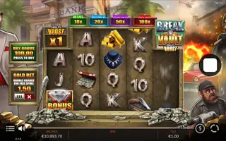 Break the Vault MultiBoost – Winning spin