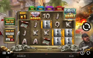 Break the Vault MultiBoost – Winning spin