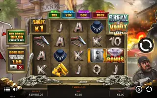 Break the Vault MultiBoost – Winning spin