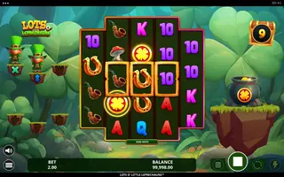 Lots O’ Little Leprechauns – Feature in play