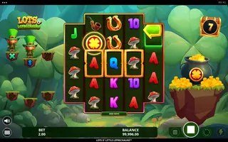 Lots O’ Little Leprechauns – Feature in play