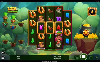 Lots O’ Little Leprechauns – Feature in play