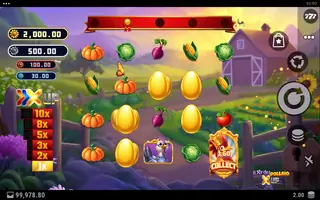 Il Re del Pollaio X UP – Feature in play