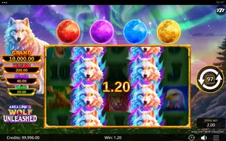 Area Link Wolf Unleashed – Feature in play