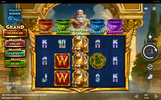 Mythology of Zeus QUADCHARGE – Feature in play