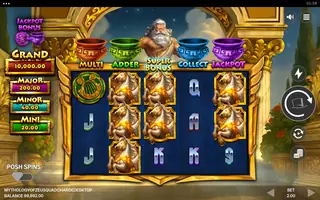 Mythology of Zeus QUADCHARGE – Feature in play