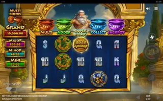 Mythology of Zeus QUADCHARGE – Feature in play