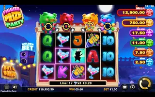 Piggies Prize Party – Winning spin