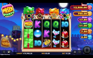 Piggies Prize Party – Feature in play