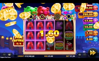 Piggies Prize Party – Free spins