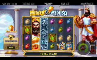 Midas VS Medusa WildEnergy – Winning spin