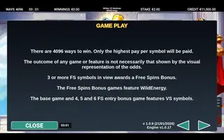 Midas VS Medusa WildEnergy – Game rules