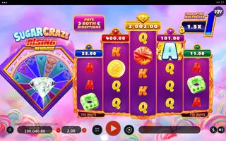 Sugar Craze Rising Rewards – Winning spin