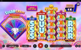 Sugar Craze Rising Rewards – Feature in play