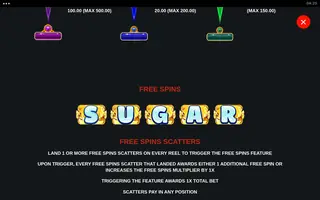 Sugar Craze Rising Rewards – Game rules