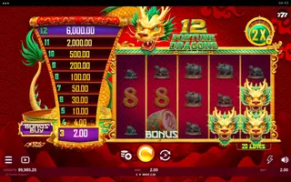 12 Fortune Dragons – Winning spin