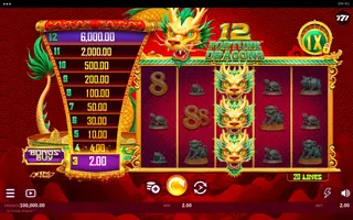 12 Fortune Dragons – Winning spin