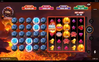 Eruption Blaze CASHINGO Rumble – Feature in play