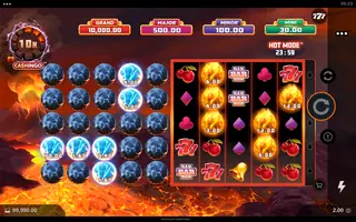 Eruption Blaze CASHINGO Rumble – Feature in play