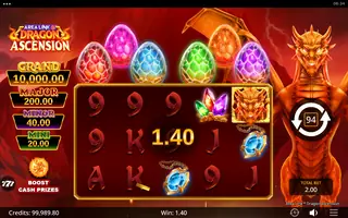 Area Link Dragon Ascension – Winning spin