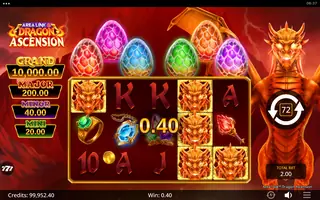 Area Link Dragon Ascension – Winning spin