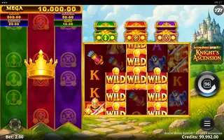 Action Boost SpinUP Knight’s Ascension – Feature in play
