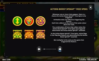Action Boost SpinUP Knight’s Ascension – Game rules