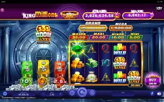 333 Boom Banks POWER COMBO King Millions – Feature in play