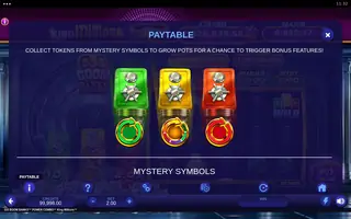 333 Boom Banks POWER COMBO King Millions – Paytable