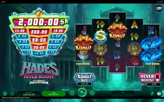 Hades Fever Boost Gold Blitz Fortune Tower – Feature in play