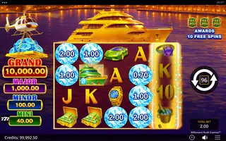 Billionaire Rush Express – Feature in play