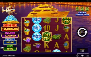 Billionaire Rush Express – Feature in play