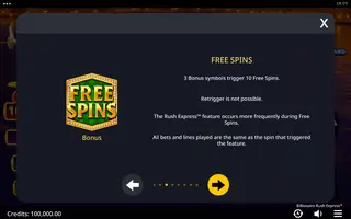 Billionaire Rush Express – Game rules