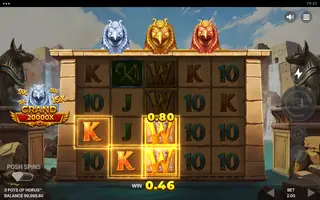 3 Pots of Horus – Winning spin