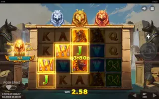 3 Pots of Horus – Winning spin