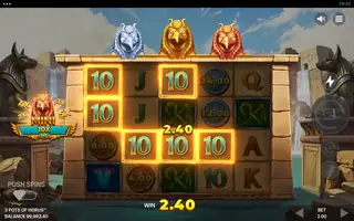 3 Pots of Horus – Winning spin